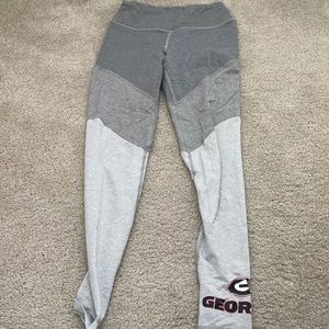 gray university of georgia leggings
